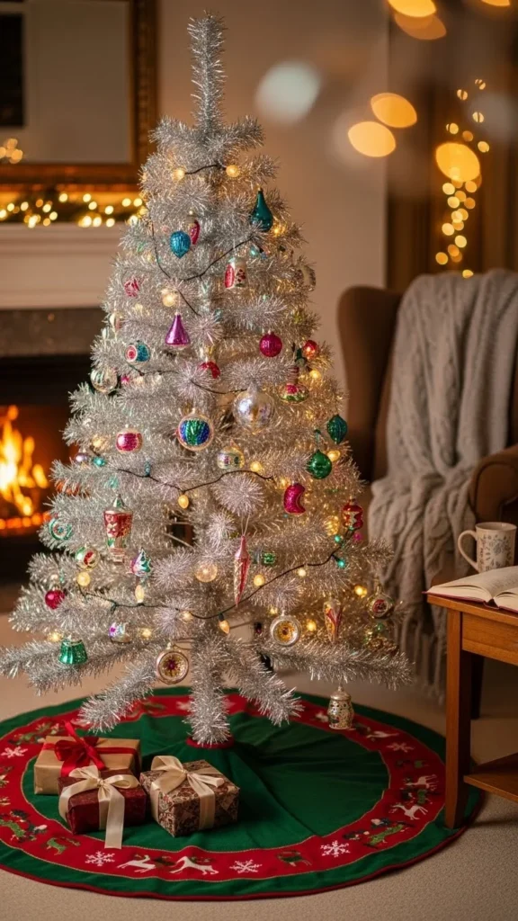 Simple Tree With Vintage Tree Skirt