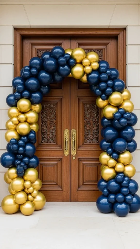 Simple Two-Color Statement Arch