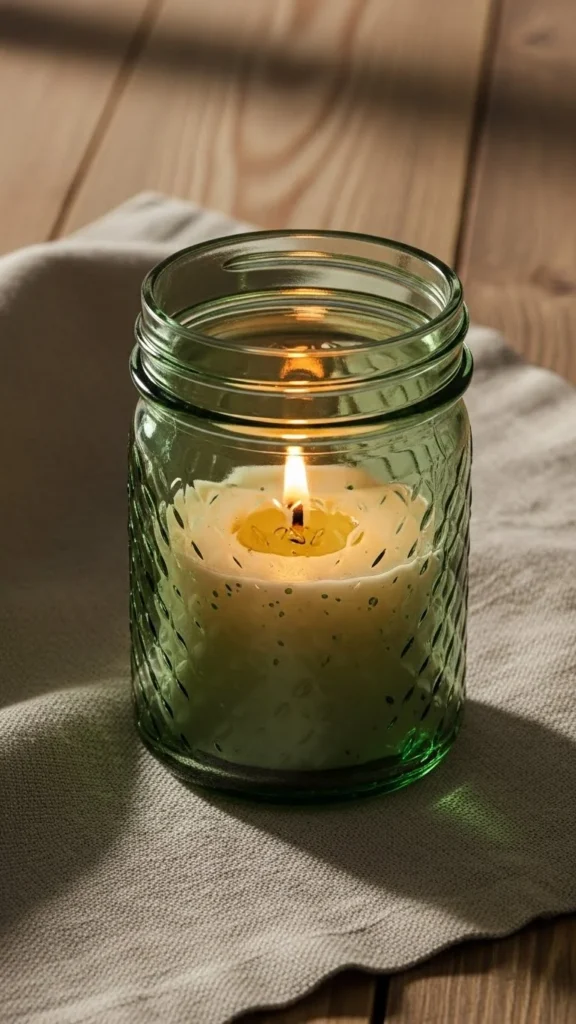 Soft Sage Candle Holder