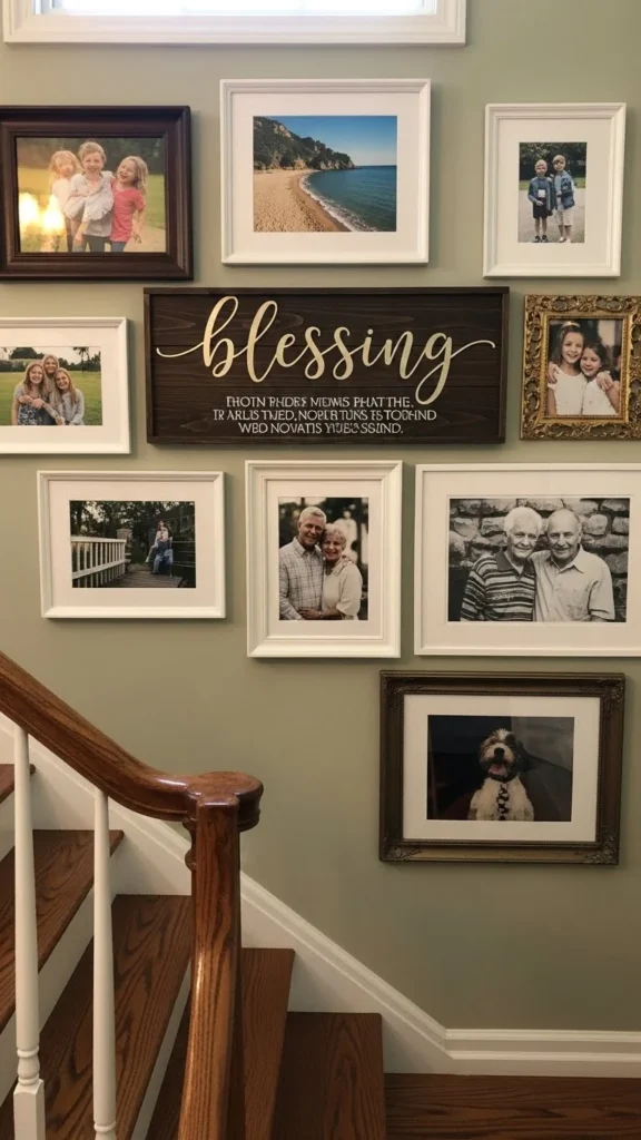 Stairway Gallery Blessing Sign
