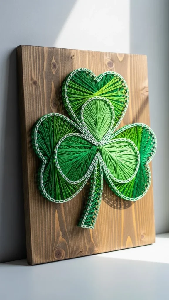 String Art Shamrocks