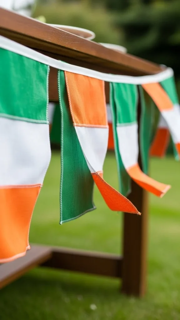 Table Skirt Bunting Style