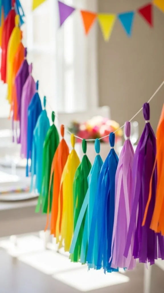 Tassel Rainbow Garland