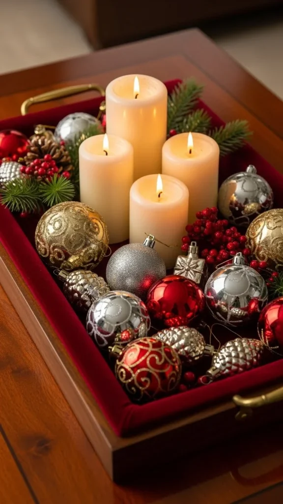 Velvet-Lined Serving Tray