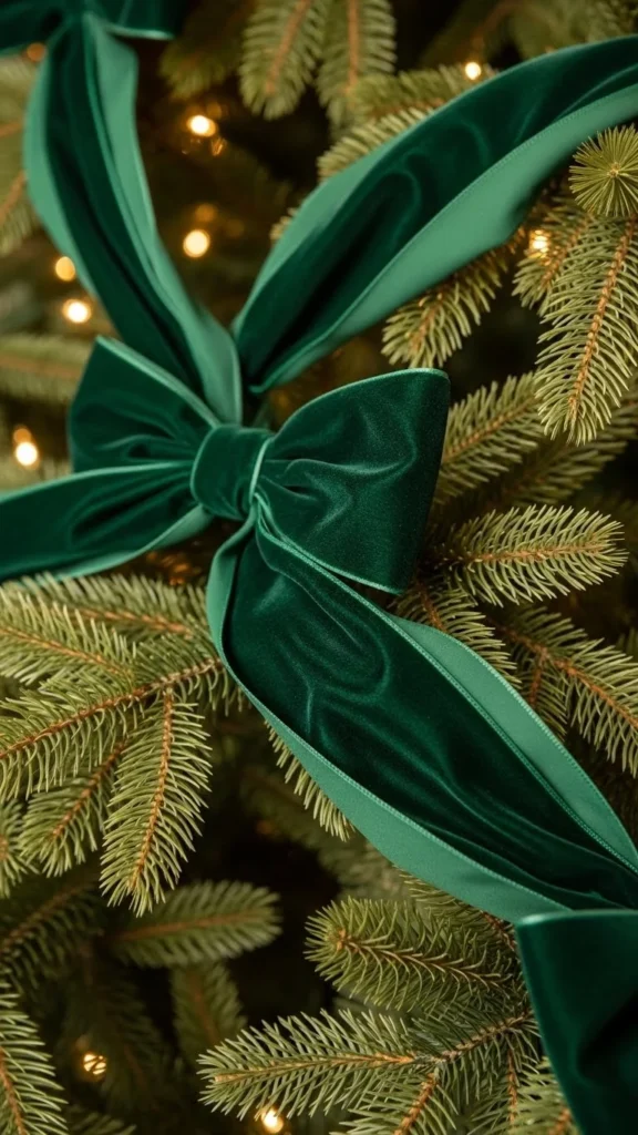 Velvet Ribbon Christmas Tree Layers