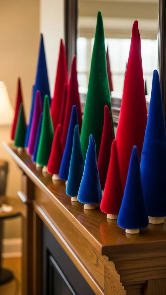 Velvet Tabletop Trees