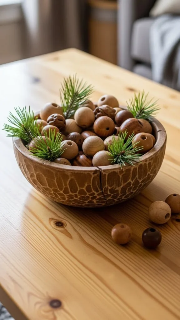 Wood Bead Bowl Fillers