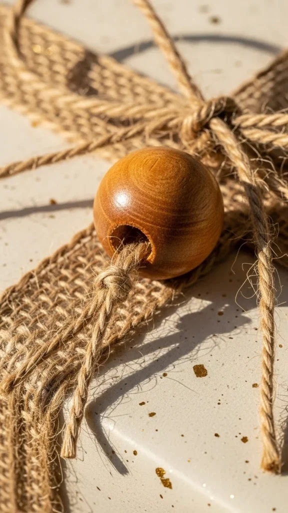 Wood Bead Tags for Gifts