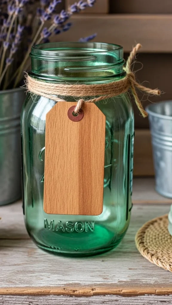 Wood-Tag Irish Jar