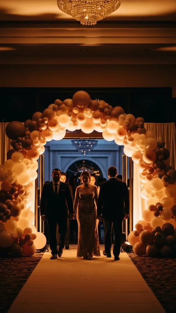 valentine balloon arches