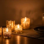 24 Glitter Candles That Add Romantic Golden Ambience
