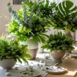 24 Lush Green Floral Arrangements That Feel Fresh & Springy
