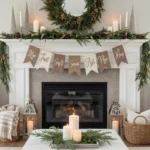 25 Mantel Banner Ideas That Complete Seasonal Displays