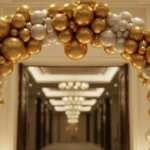 28 Extravagant Gold Balloon Arches That Deliver Party Drama