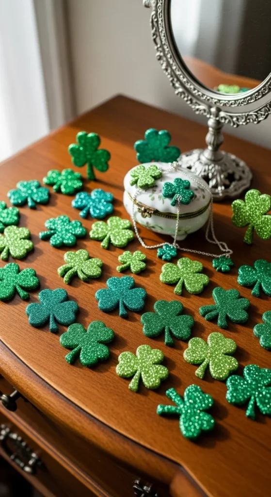Bedroom Dresser Shamrock Detail