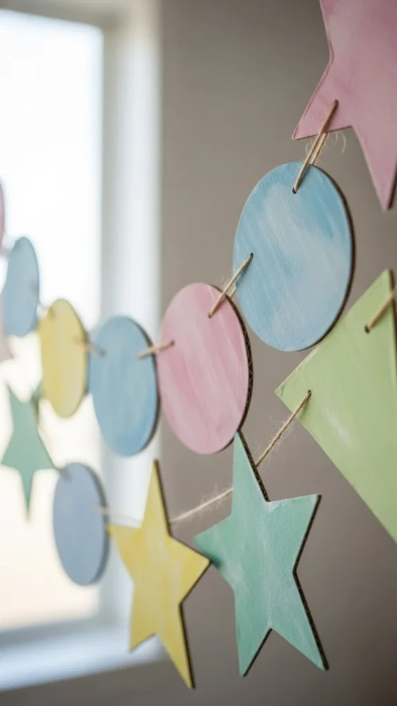 Cardboard Shape Banner