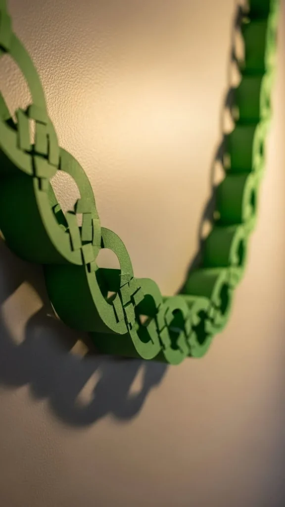 Celtic Knot Paper Chain Banner