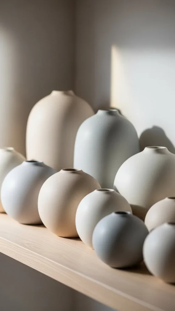 Ceramic Vases in Soft Shapes