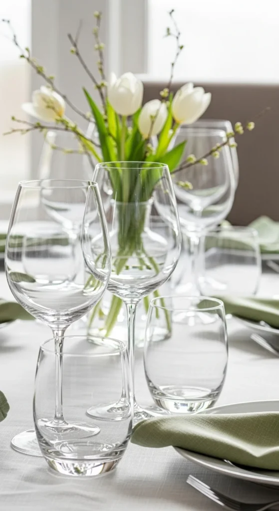 Clear Glassware Focus