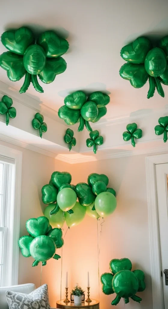 Clover Balloon Ceiling Corners
