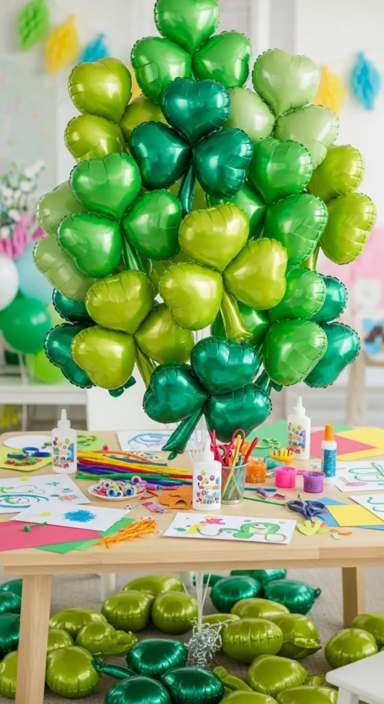 Clover Balloon Craft Station Decor