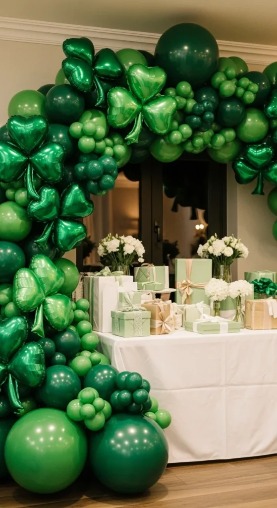 Clover Balloon Gift Table Frame