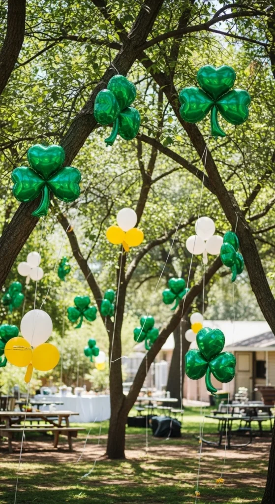 Clover Balloon Outdoor Tree Decor
