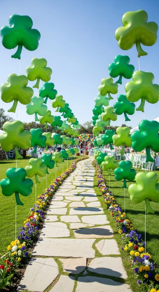 Clover Balloon Path Markers