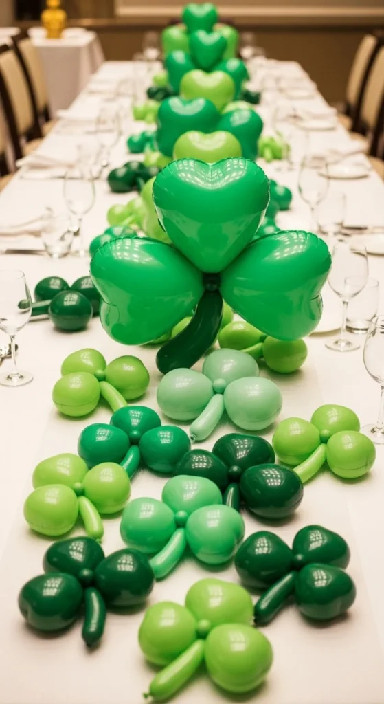 Clover Balloon Table Runners