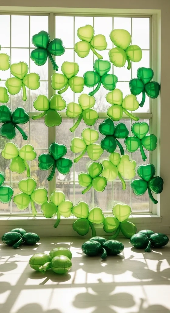 Clover Balloon Window Decor