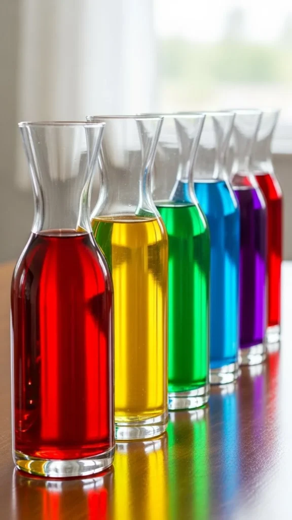 Color-Tinted Water Vases