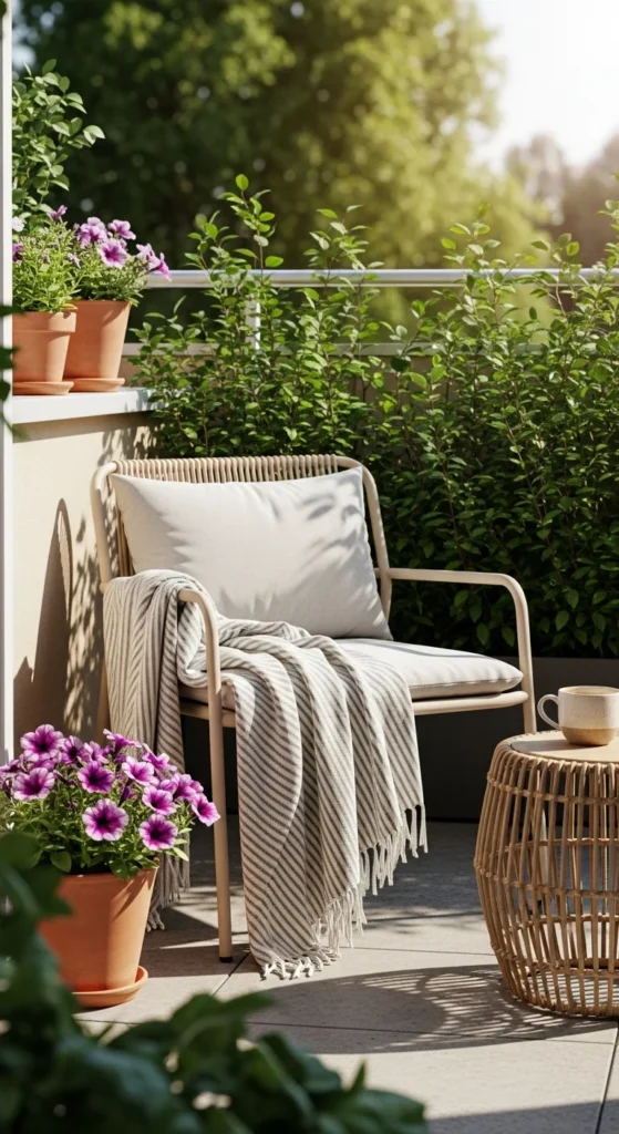 Compact Lounge Chair With Cushion