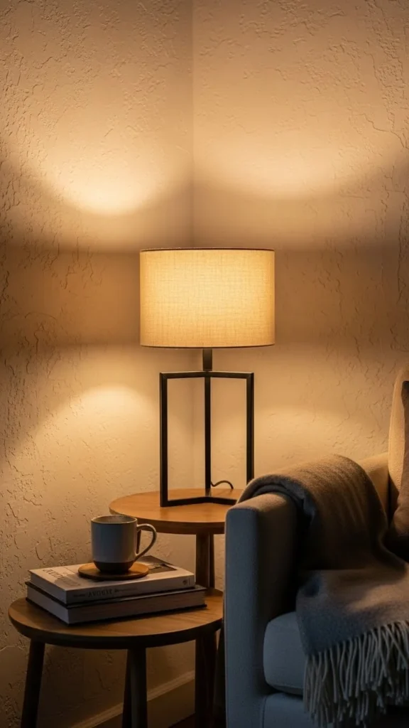 Corner Lamps for Depth