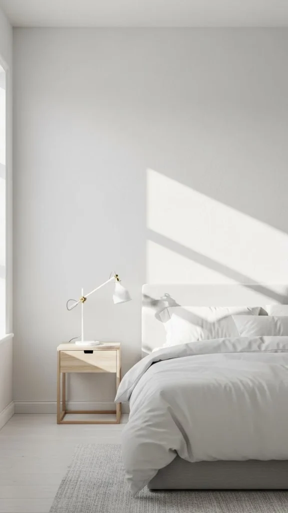 Crisp White Walls With Texture