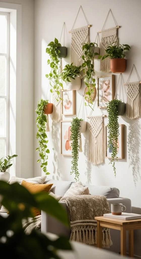 DIY shamrock wall hangings