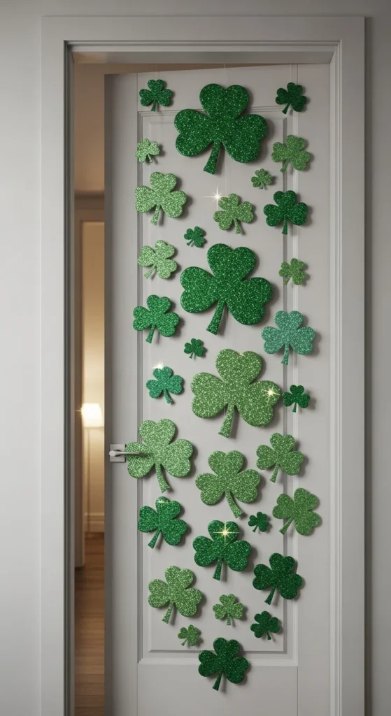 Door Hanger Shamrock Decor