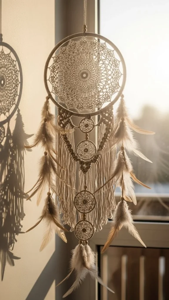 Dreamcatcher-Style Luck Circle