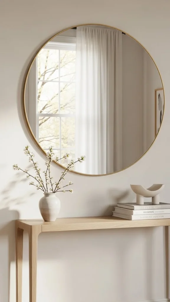 Entryway Mirror for Light