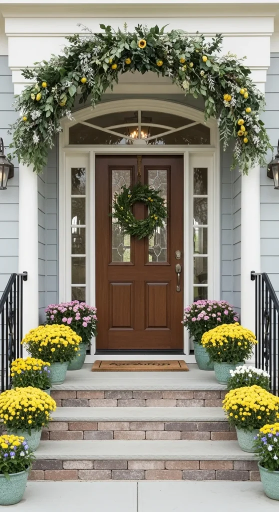 Entryway Step Decor Layers