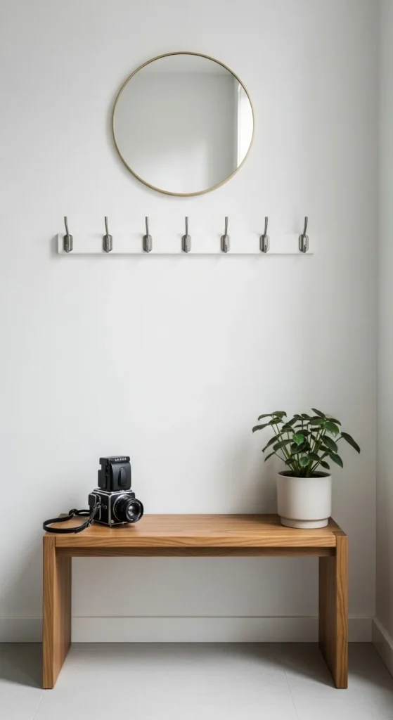 Entryway With Only Daily Essentials