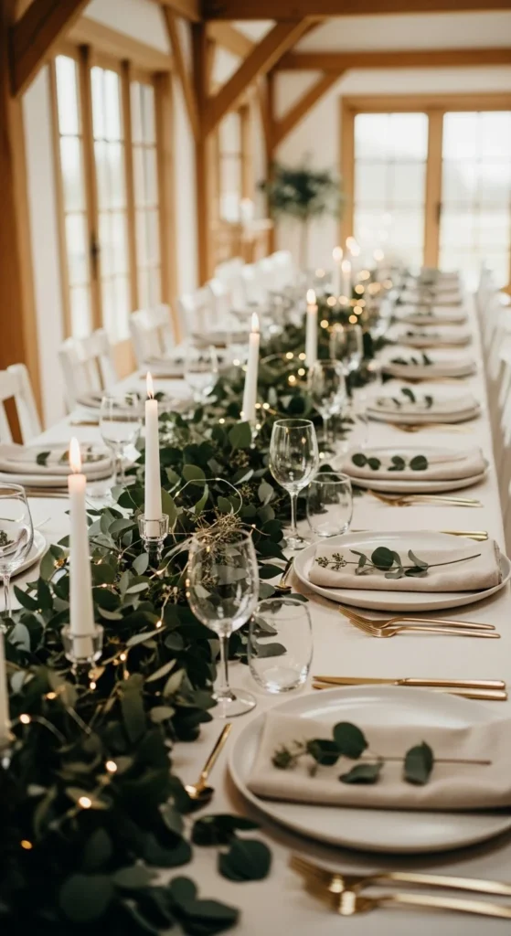 Eucalyptus Garland Table