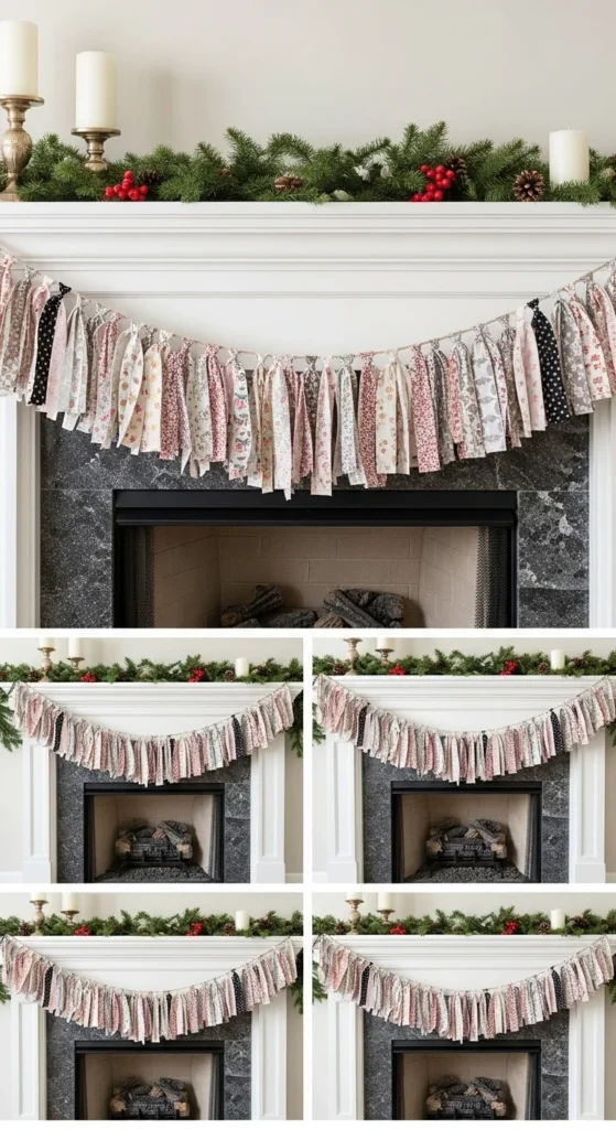 Fabric Scrap Patchwork Banner