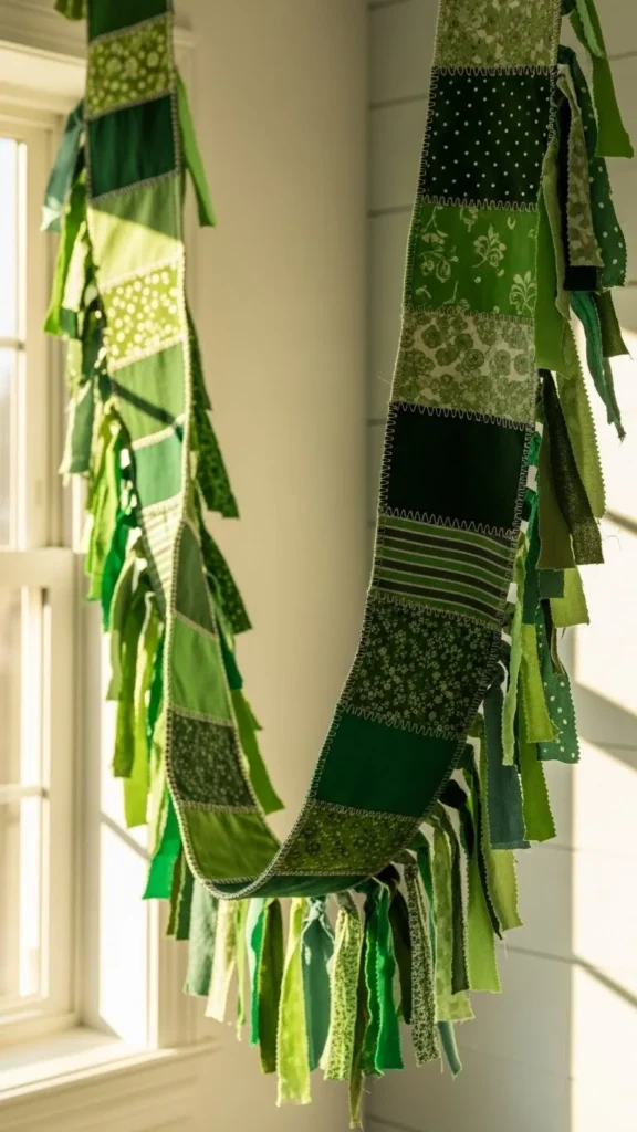 Fabric Scrap Patchwork Banner