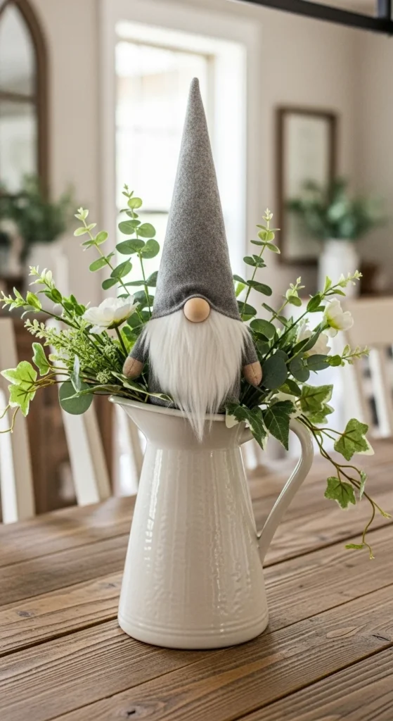 Farmhouse Pitcher Gnome