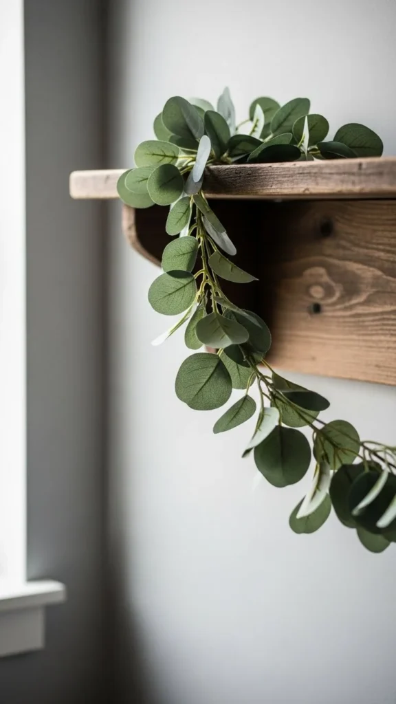Faux Greenery Garland Banner