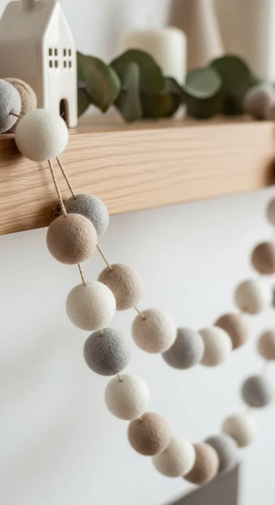 Felt Ball Garland