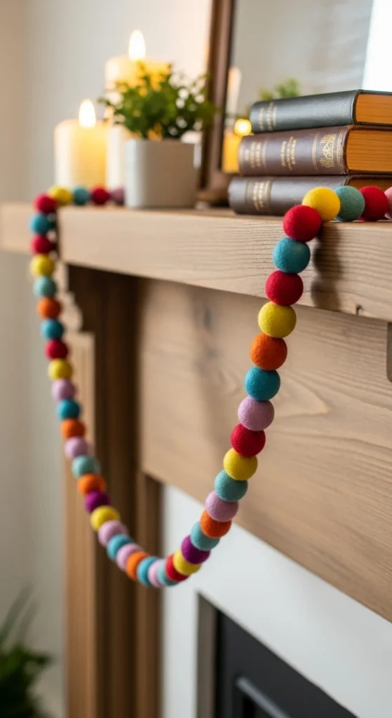 Felt Ball Garland Banner