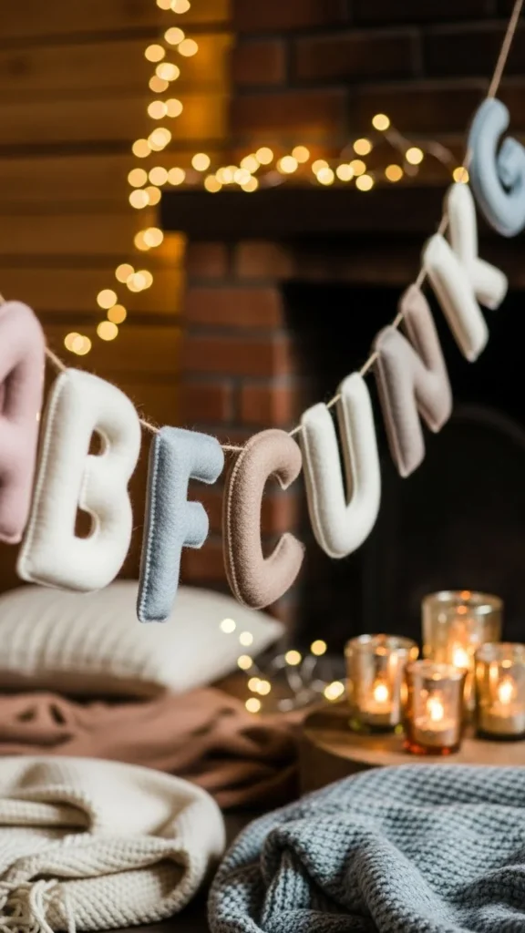 Felt Letter Shape Banner