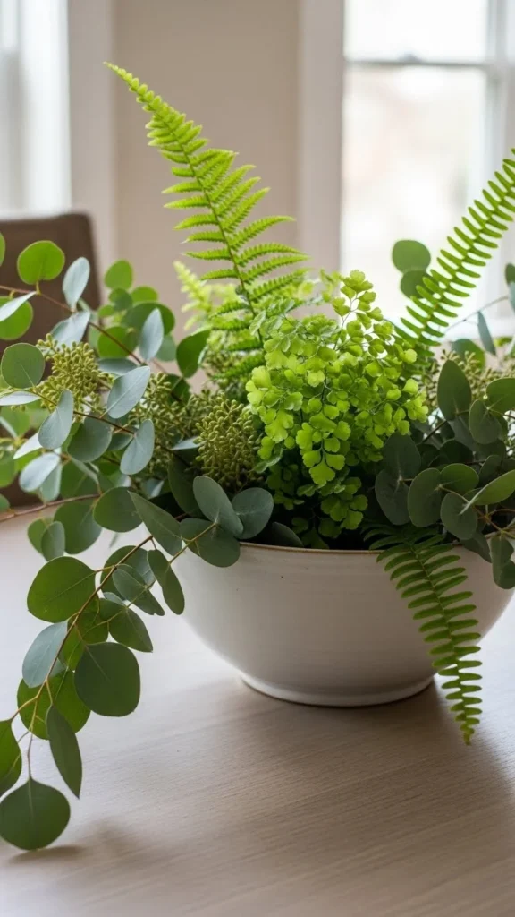 Fern & Eucalyptus Table Centerpiece