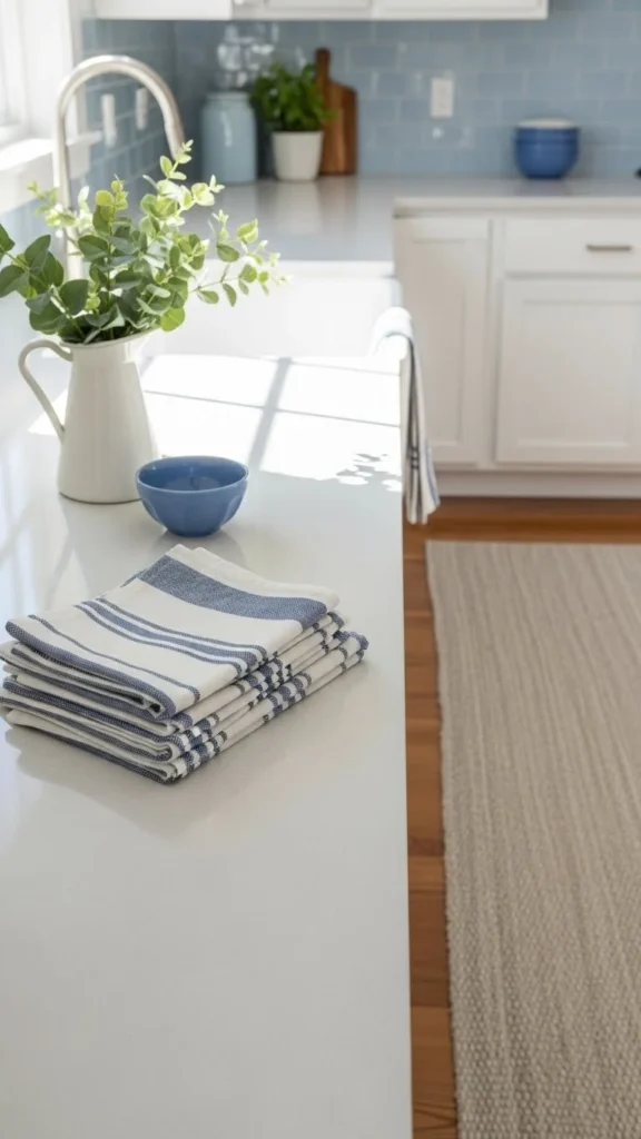 Finish With Breezy Textiles and Simple Styling